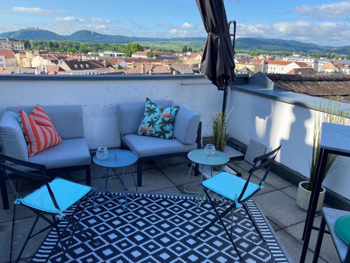 Terrassen Appartement Ueber Den Daechern Von Krems 外观 照片