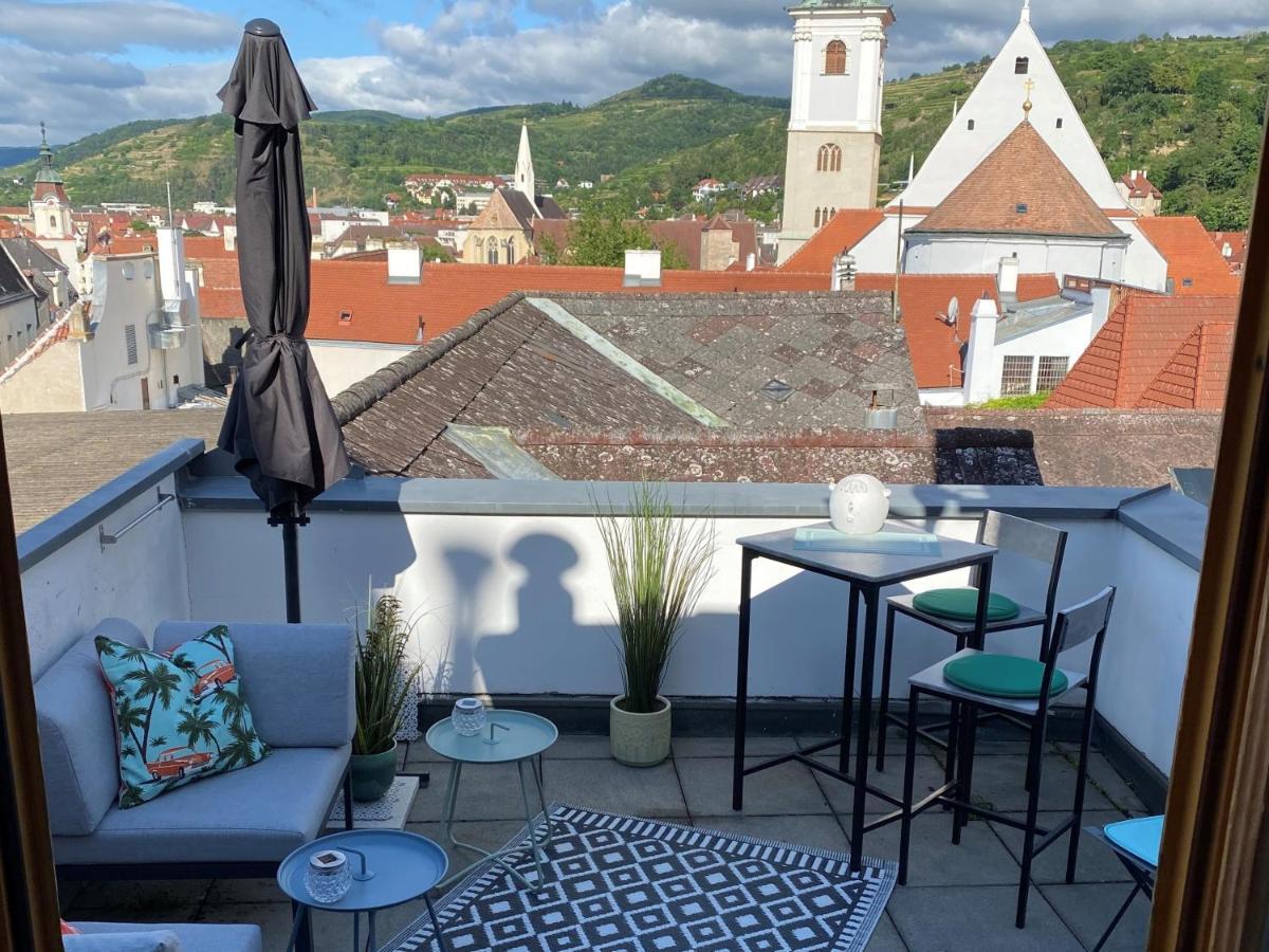Terrassen Appartement Ueber Den Daechern Von Krems 外观 照片